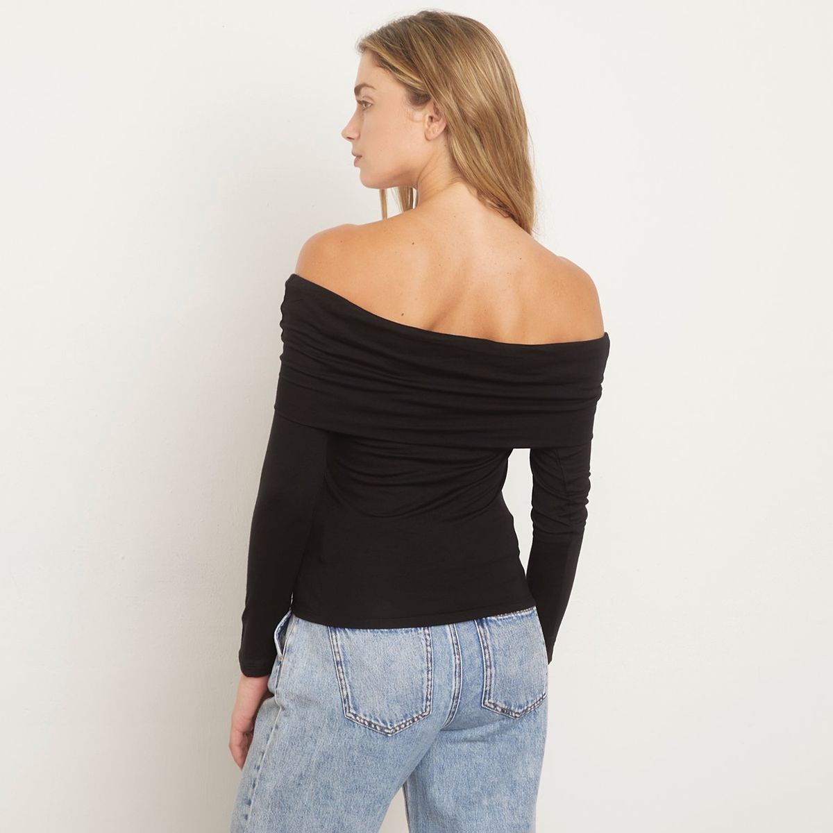 VERO MODA - Polera Manga Larga Sin Hombros Mujer Vero Moda