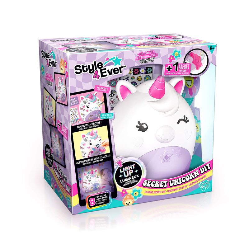 CANAL TOYS - Lámpara Unicornio Secreto Diy Canal Toys