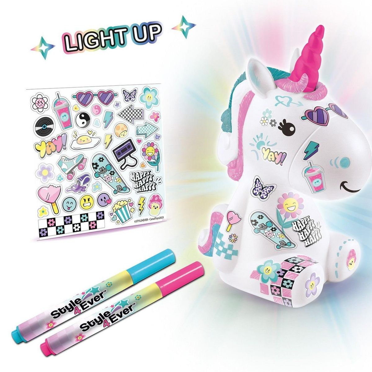 CANAL TOYS - Lampara Unicornio Diy para Decorar Canal Toys