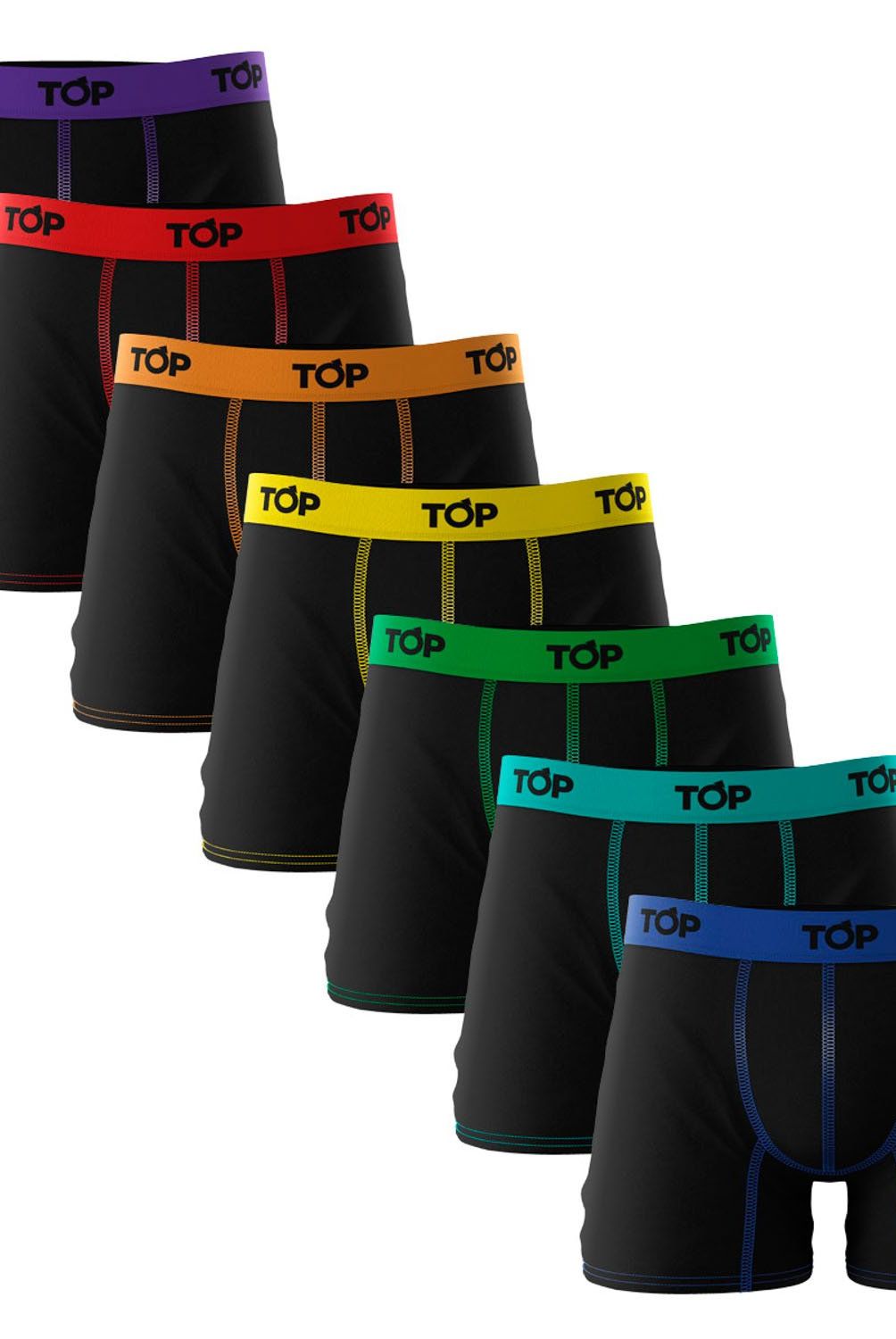 TOP - Pack de 7 Boxers Hombre Top