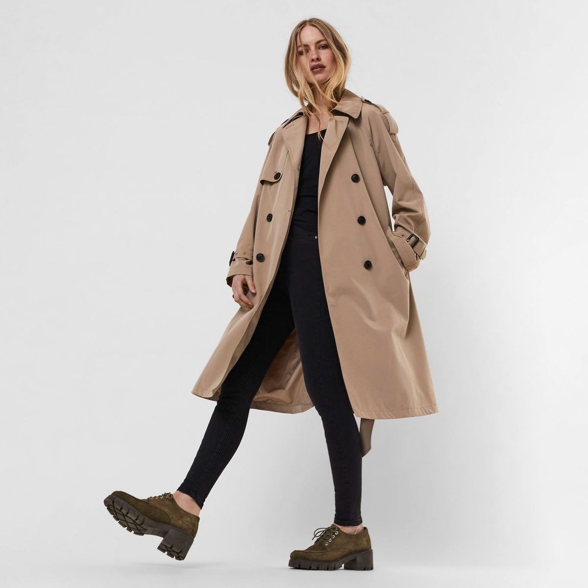 VERO MODA - Trench Mujer Vero Moda
