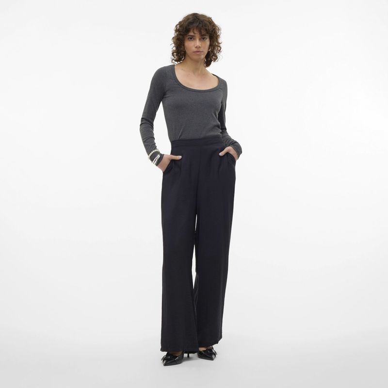 VERO MODA - Pantalón Sastrero Tiro Alto Mujer Vero Moda