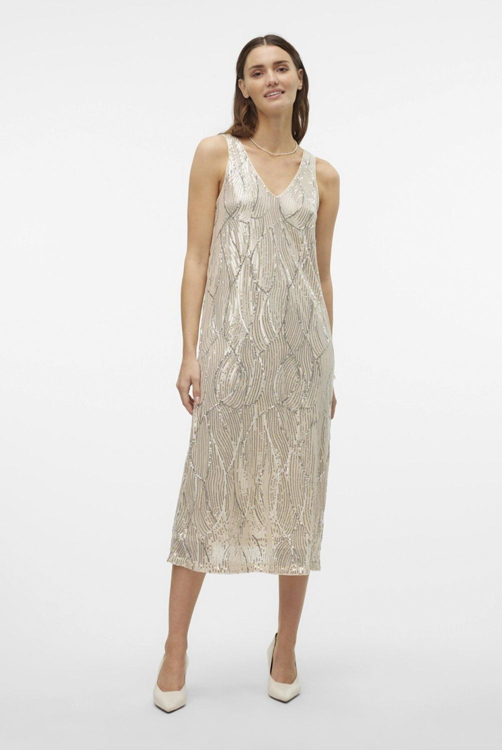 VERO MODA - Vestido Brillos Mujer Vero Moda