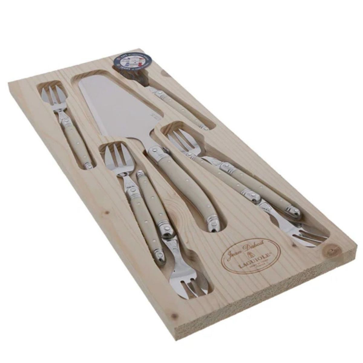 LAGUIOLE - Set 7 Piezas Torta Ivory Jean Dubost Laguiole