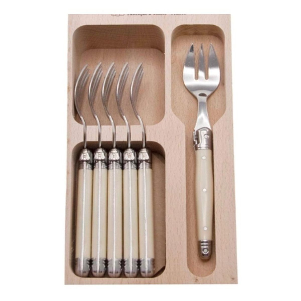 LAGUIOLE - Set 6 Tenedores Torta Laguiole