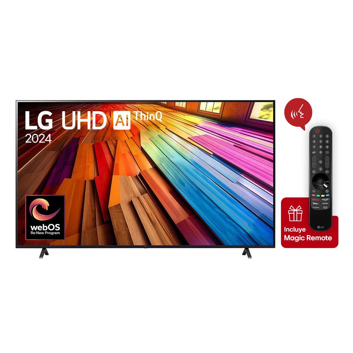 LG - Televisor LED 50 Pulgadas Smart TV 4K UHD 50UT8050PSB + Magic Remote LG