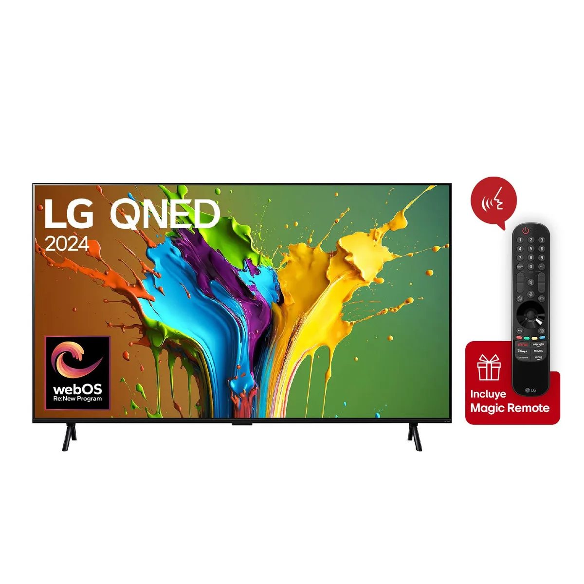 LG - Televisor QNED 98 Pulgadas Smart TV 4K UHD 98QNED89TSA + Magic Remote LG