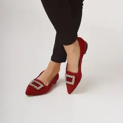 AURORA ALFONSO - Zapato Casual Mujer Rojo