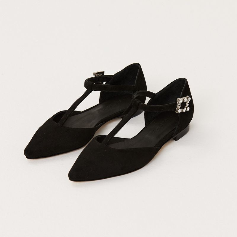 AURORA ALFONSO - Zapato Casual Mujer Cuero Negro Aurora Alfonso