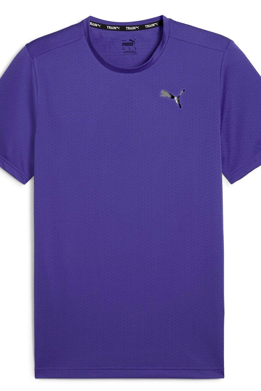 PUMA - Polera Manga Corta Deportiva Train Blaster Hombre Puma