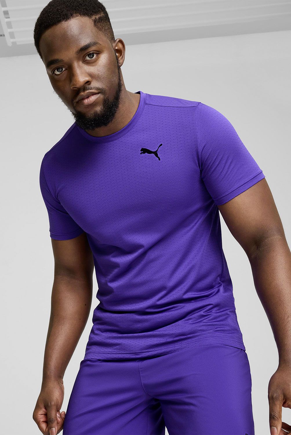 PUMA - Polera Manga Corta Deportiva Train Blaster Hombre Puma