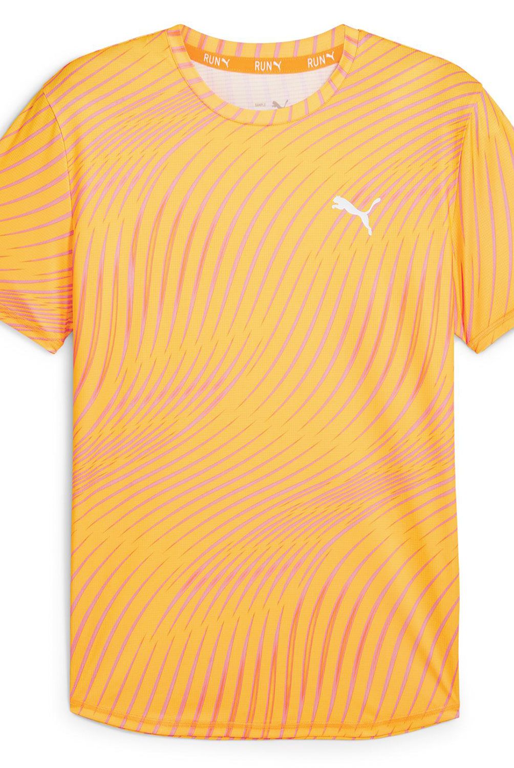 PUMA - Polera Manga Corta Deportiva Run Favorite Hombre Puma