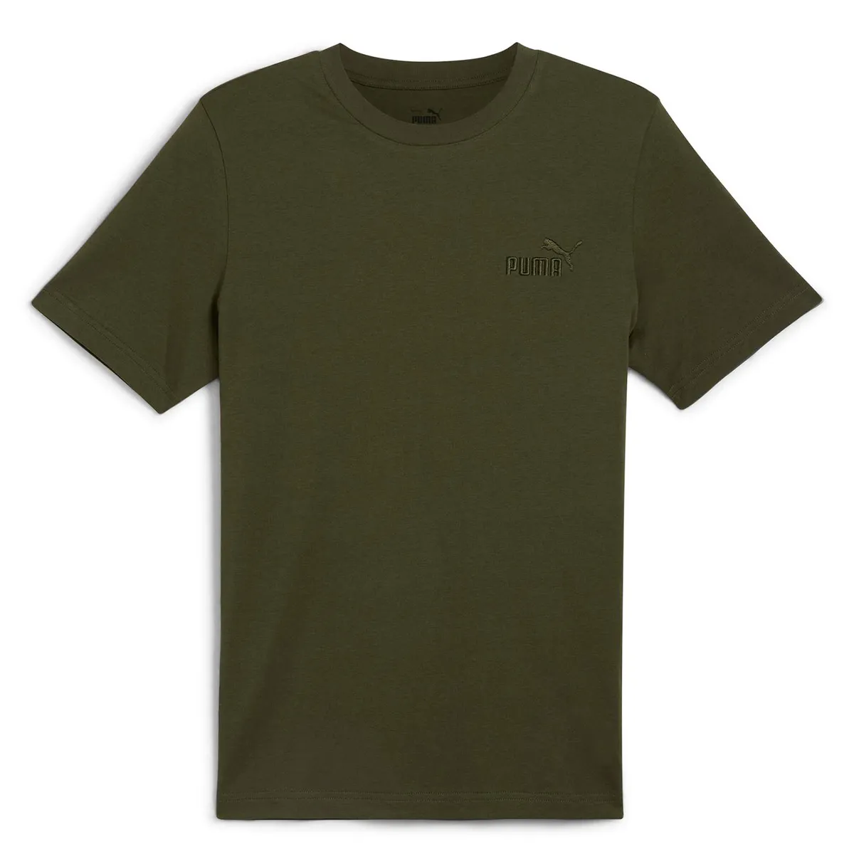 PUMA - Polera Manga Corta Ess Elevated Embroidered Hombre Puma