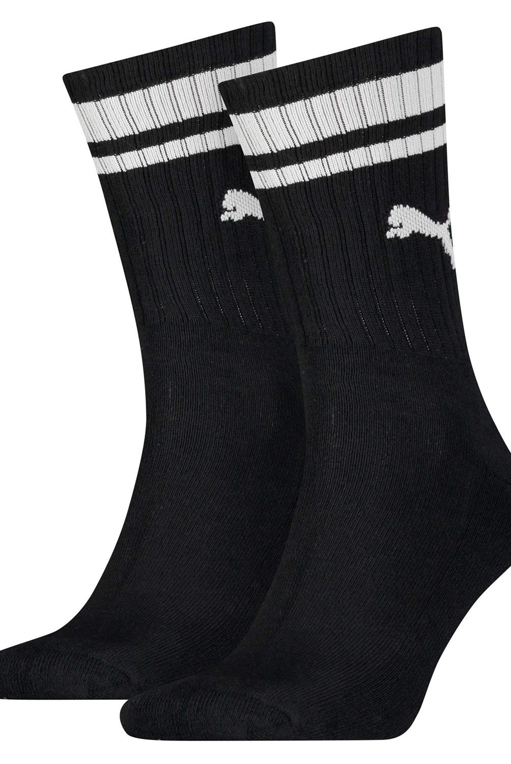 PUMA - Pack De 2 Calcetines Unisex Crew Heritage Stripe Puma