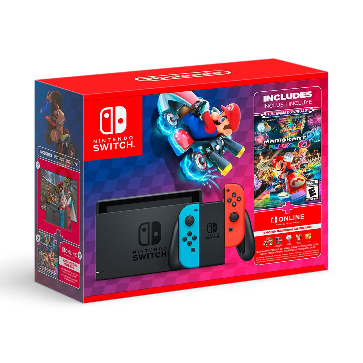 NINTENDO - Consola Nintendo Switch + Juego Mario Kart 8 Deluxe Bundle