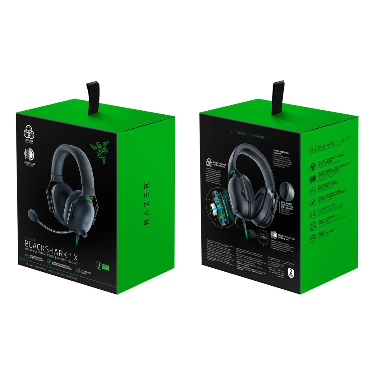 RAZER - Blacksharkv2 X Wired Gaming Headset Razer