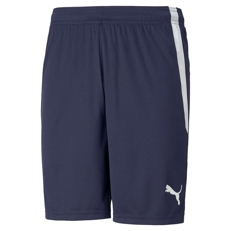 PUMA - Short Deportivo Regular Hombre Tiro Medio Puma