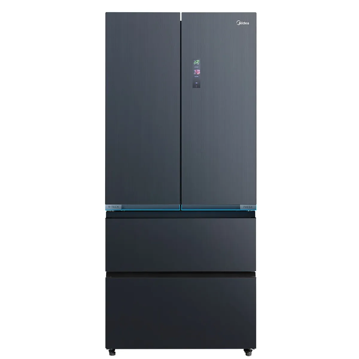 MIDEA - Refrigerador French Door 526 Litros PERFECT FIT + V-TECH MDRFD705BIE70 Midea