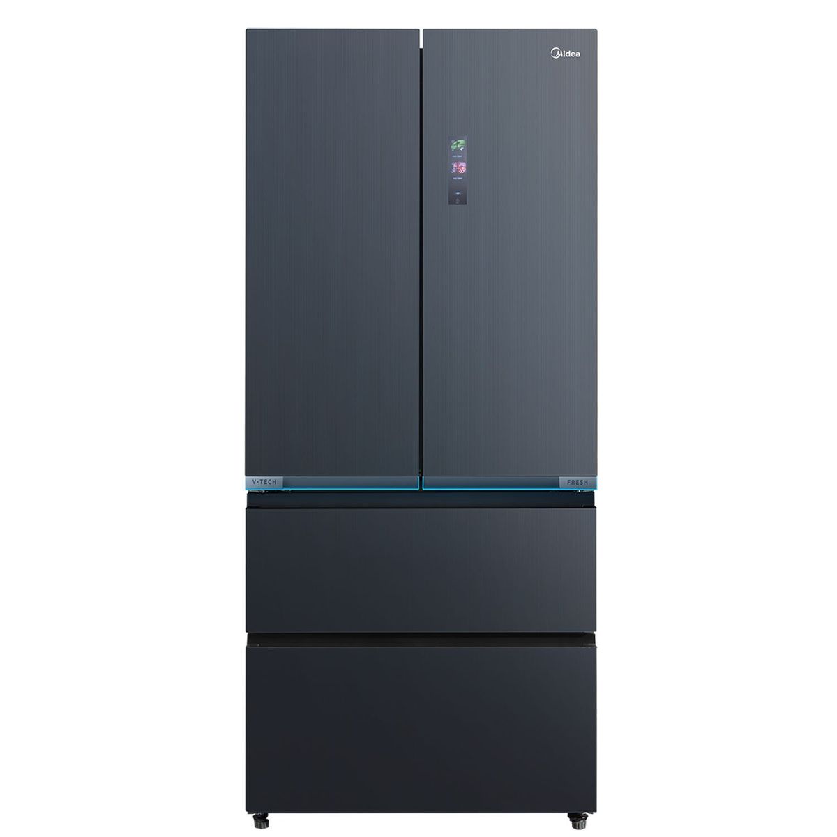 MIDEA - Refrigerador French Door 526 Litros PERFECT FIT + V-TECH MDRFD705BIE70 Midea