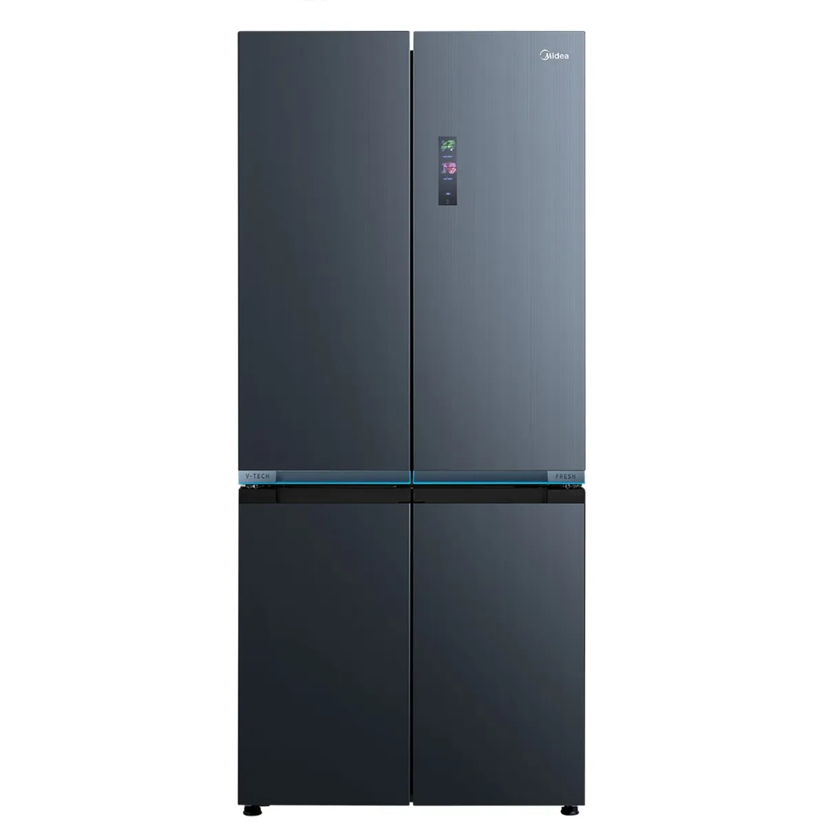 MIDEA - Refrigerador French Door 527 Litros PERFECT FIT + V-TECH MDRMD706BIE70 Midea