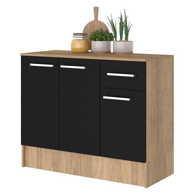 VEKKAHOME Mueble Base Madri Grey