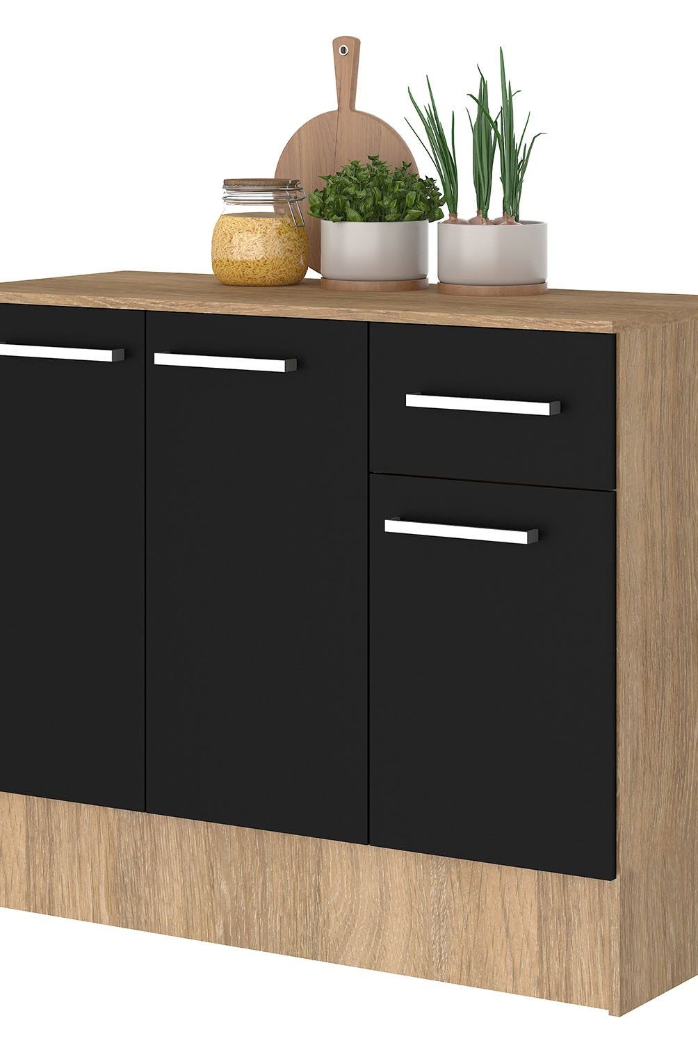VEKKAHOME - Mueble Base Madri Grey Vekkahome
