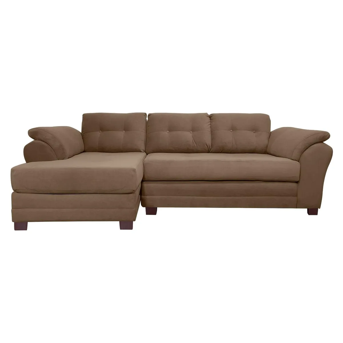 LIVING FACTORY - Sofá Seccional Izquierdo Felpa Samy Living Factory