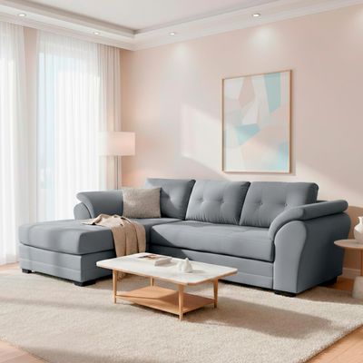 Imagen 1 del producto Sofá Seccional Izquierdo Felpa Samy