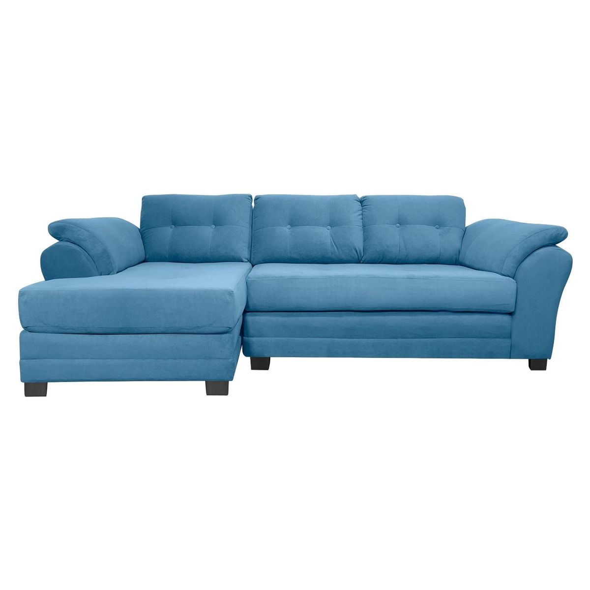 LIVING FACTORY - Sofá Seccional Izquierdo Felpa Samy Living Factory