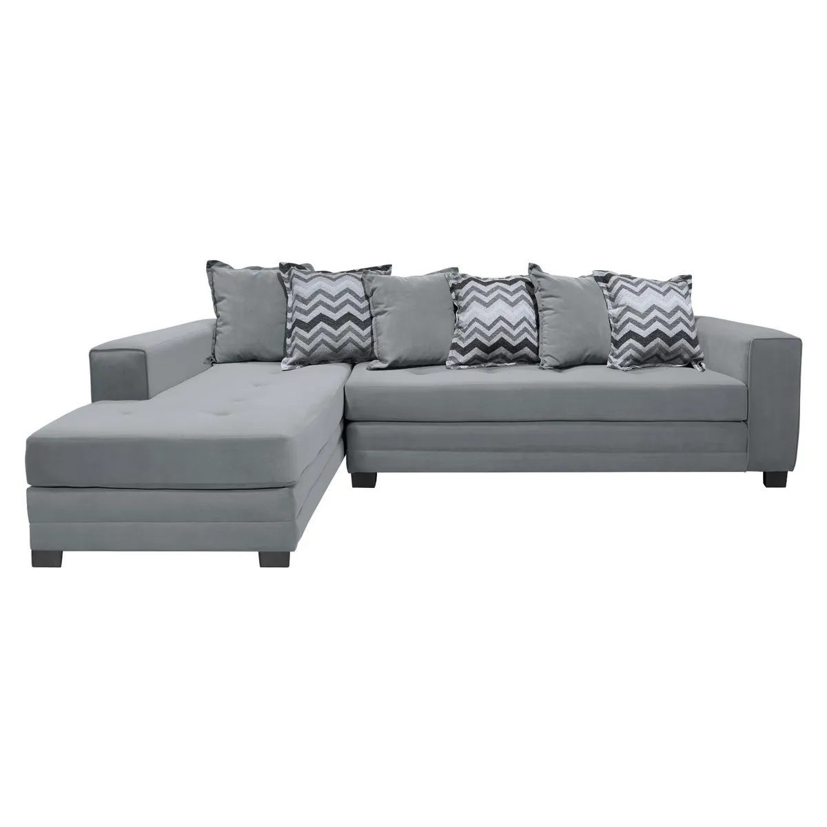 LIVING FACTORY - Sofá Seccional Izquierdo Felpa Venecia Living Factory