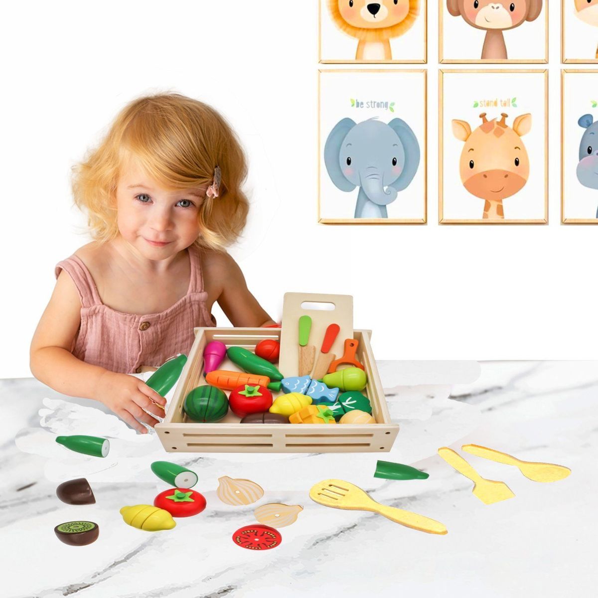 KIDSCOOL - Didactico Frutas y Verduras Montessori Kidscool
