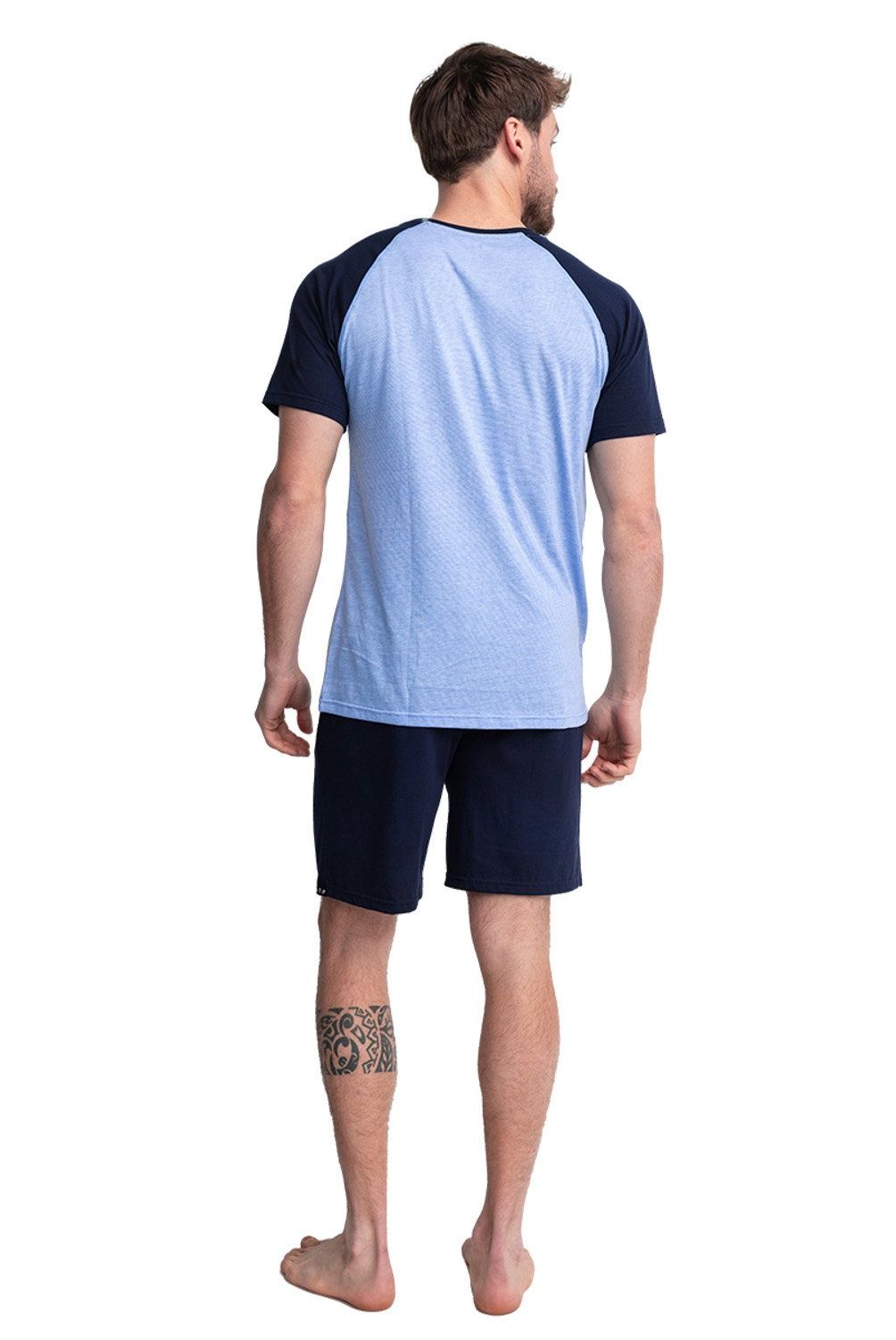 TOP - Pijama Algodón Manga Corta Hombre Top