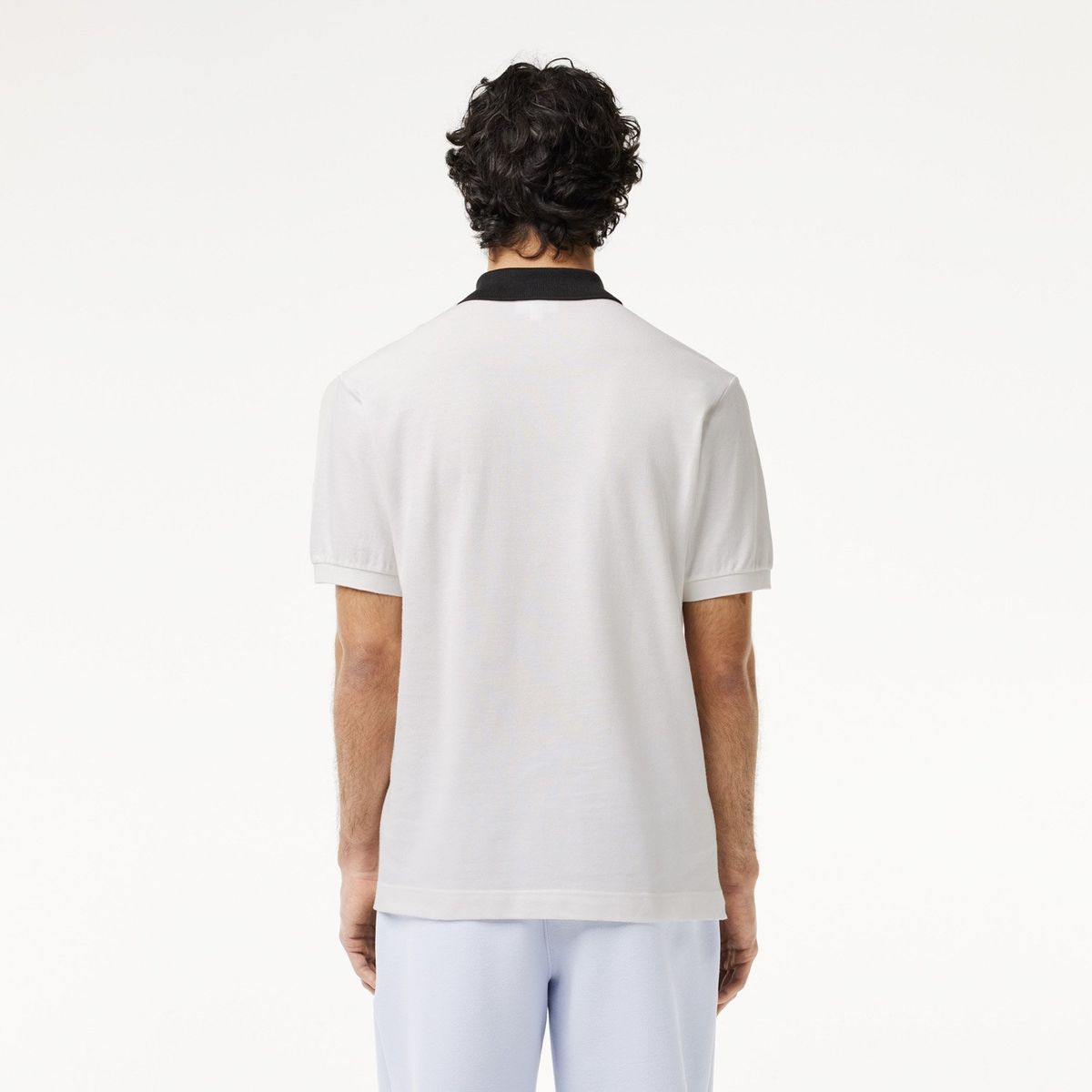 LACOSTE - Polera Manga Corta Con Cuello Pique Algodón Hombre Lacoste