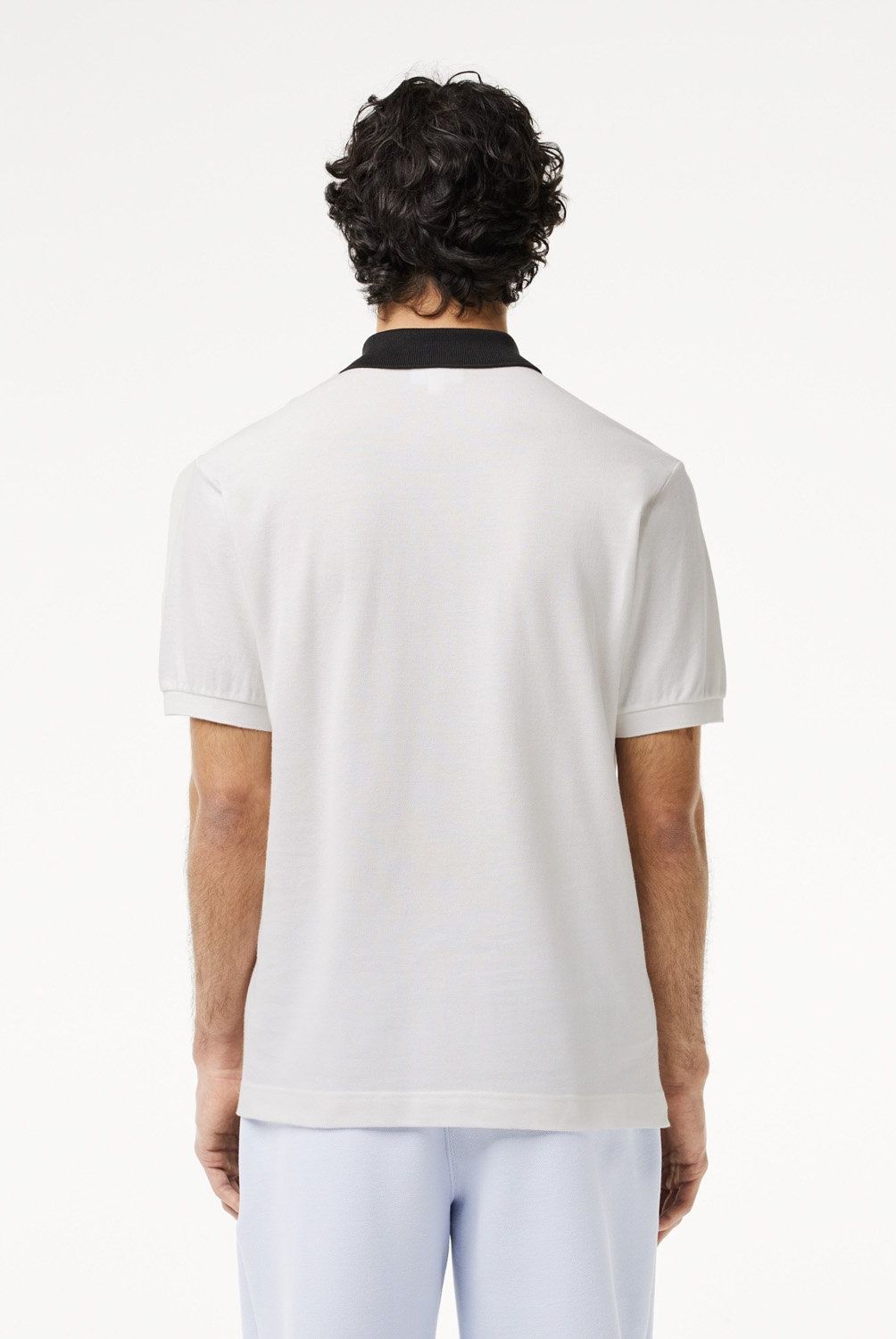 LACOSTE - Polera Manga Corta Con Cuello Pique Algodón Hombre Lacoste