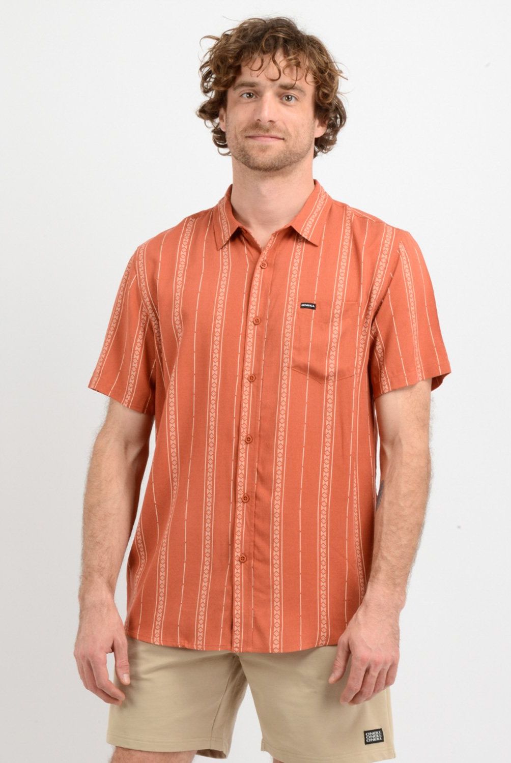 O'NEILL - Camisa Manga Corta Viscosa Hombre O'neill