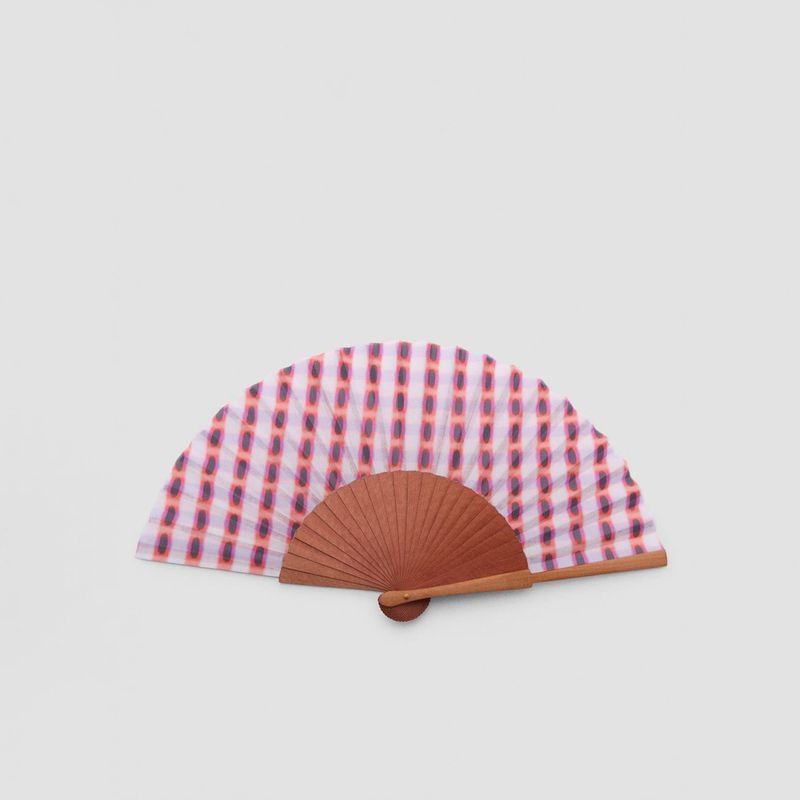 MANGO - Abanico de Madera Mujer Mango