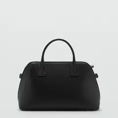 MANGO - Bolso Bowling Doble Asa Mujer