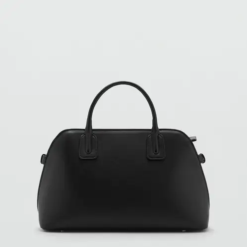 MANGO - Bolso Bowling Doble Asa Mujer