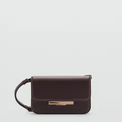MANGO - Bolso Bandolera Solapa Mujer