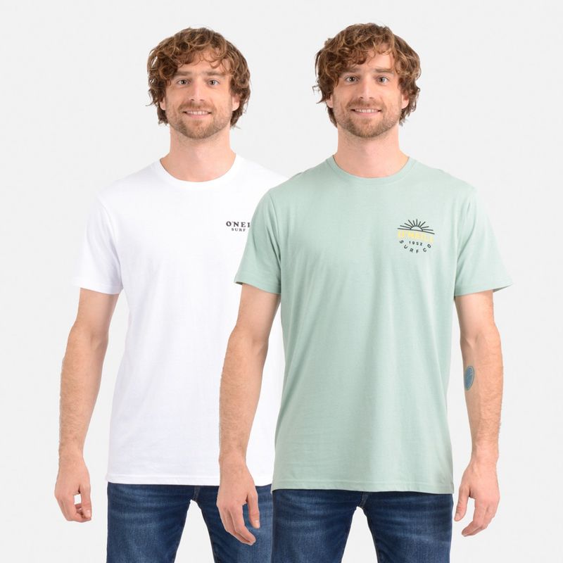 O'NEILL - Pack De 2 Poleras Algodón Hombre O'neill