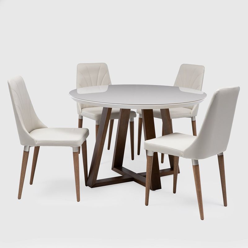 DECOCASA - Juego De Comedor 4 Sillas Loren Mox311 Decocasa