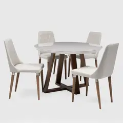 DECOCASA - Juego De Comedor 4 Sillas Loren Mox311