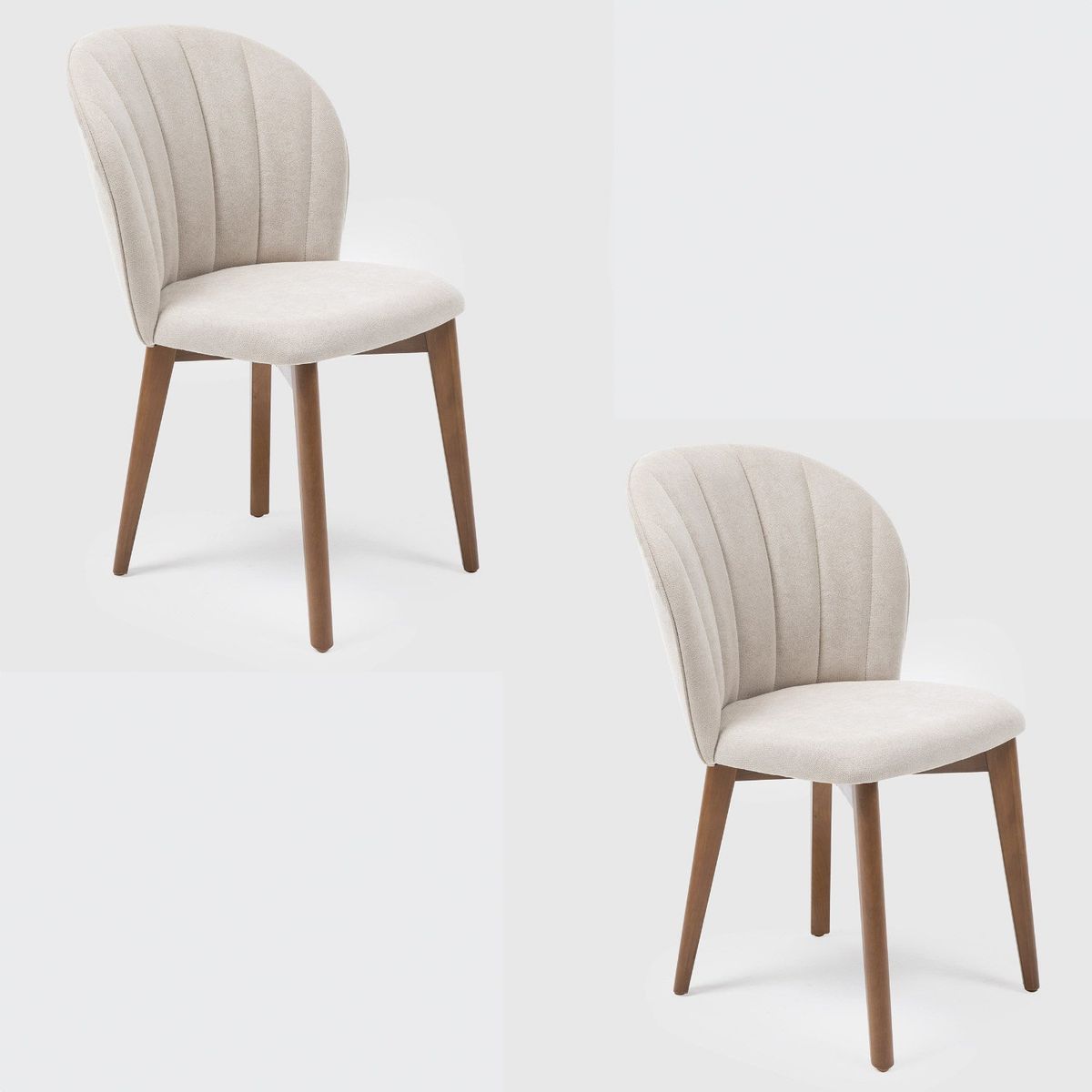 DECOCASA - Par 2 Sillas Comedor Alba Decocasa