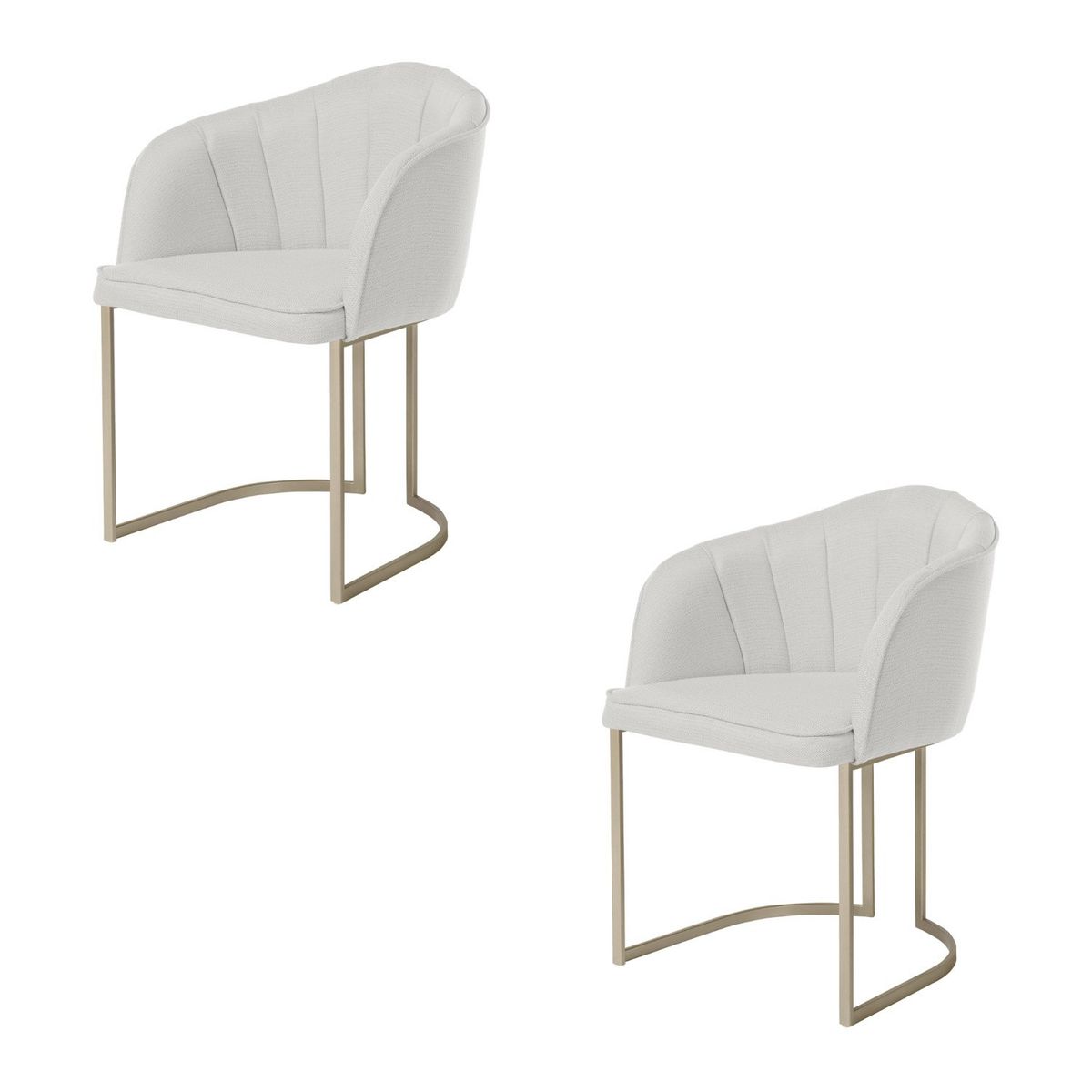 DECOCASA - Par 2 Sillas Comedor Beverly Decocasa