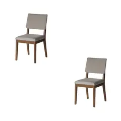 DECOCASA - Par 2 Sillas Comedor Ella