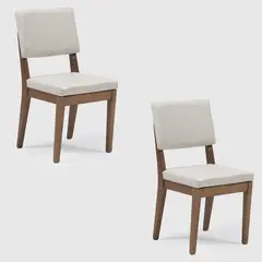 DECOCASA - Par 2 Sillas Comedor Ella