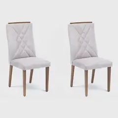 DECOCASA - Par 2 Sillas Comedor Megan