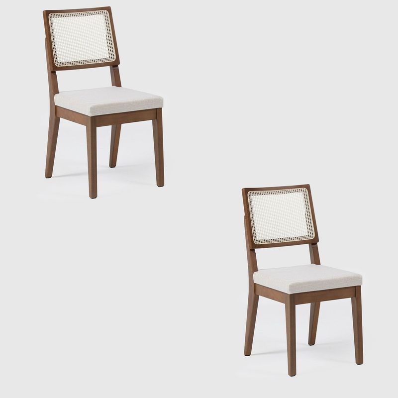 DECOCASA - Par 2 Sillas Comedor Saga Decocasa