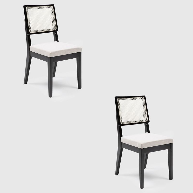 DECOCASA - Par 2 Sillas Comedor Saga Decocasa