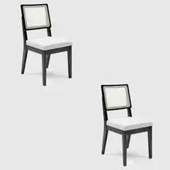 DECOCASA - Par 2 Sillas Comedor Saga